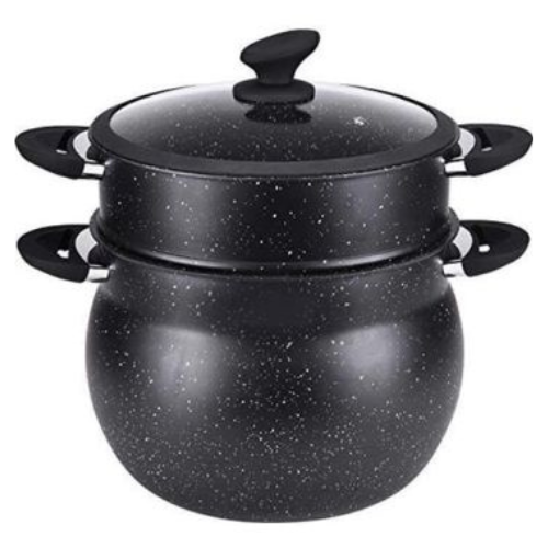 Dampfgarer schwarz 6L - Saidi Lebensmitel