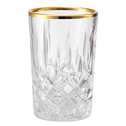 Teeglas mit Goldrand - Saidi Lebensmitel
